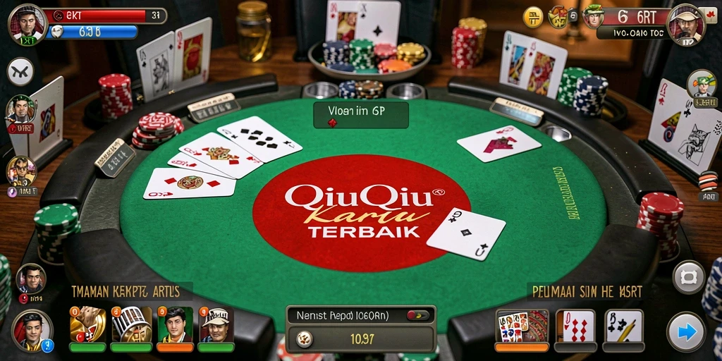Tampilan gameplay QiuQiu yang seru dan menantang.