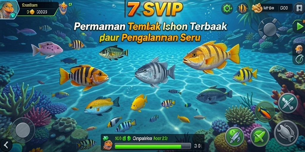 Tampilan gameplay Tembak Ikan yang seru dan menantang di 7SVIP.