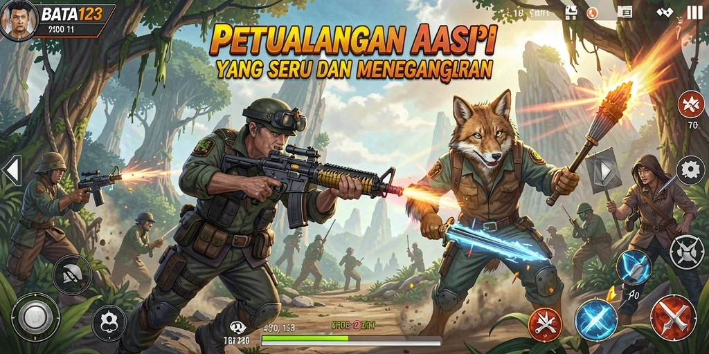 Tangkapan layar BATA123 menunjukkan pertarungan aksi yang mendebarkan.