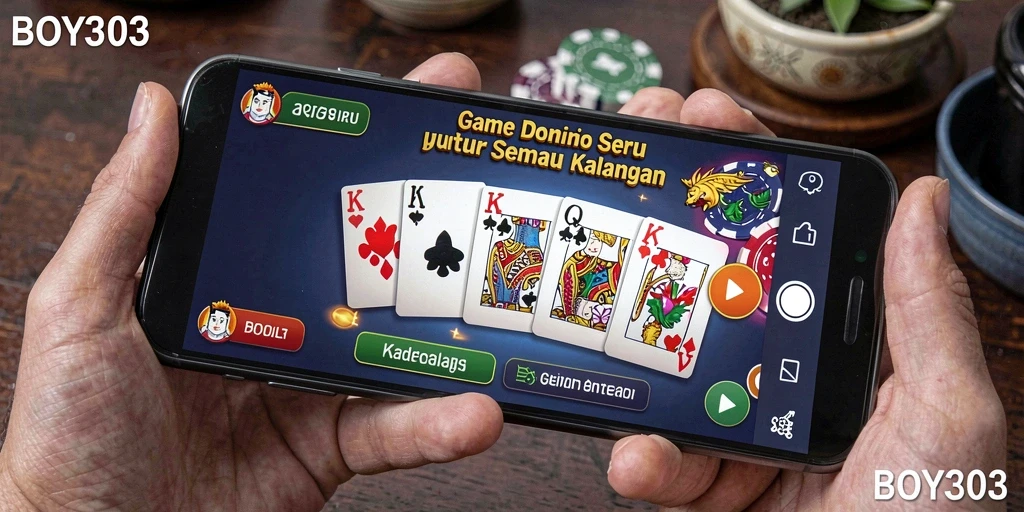 Tampilan menarik dari gameplay BOY303 dalam permainan Domino.