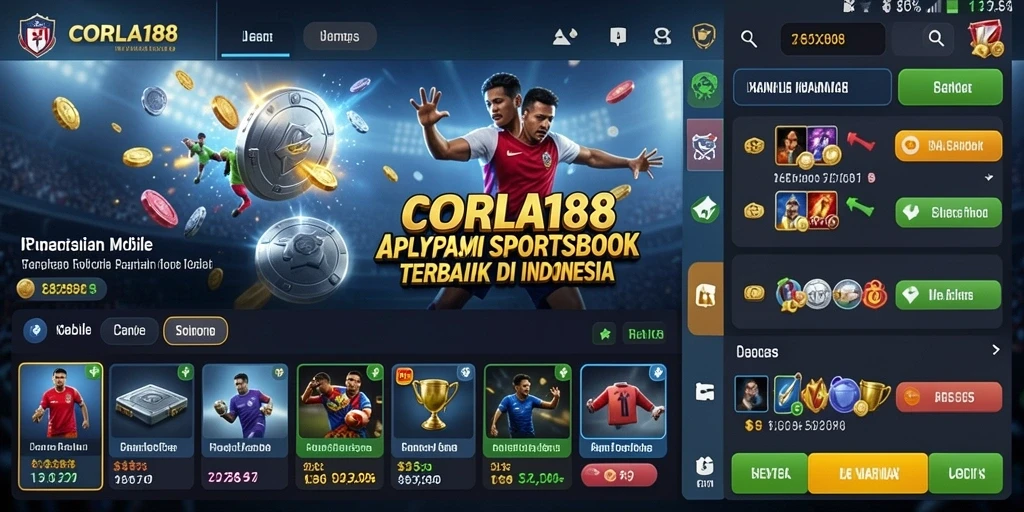 Tampilan antarmuka pengguna CORLA188 yang menarik dan fungsional.