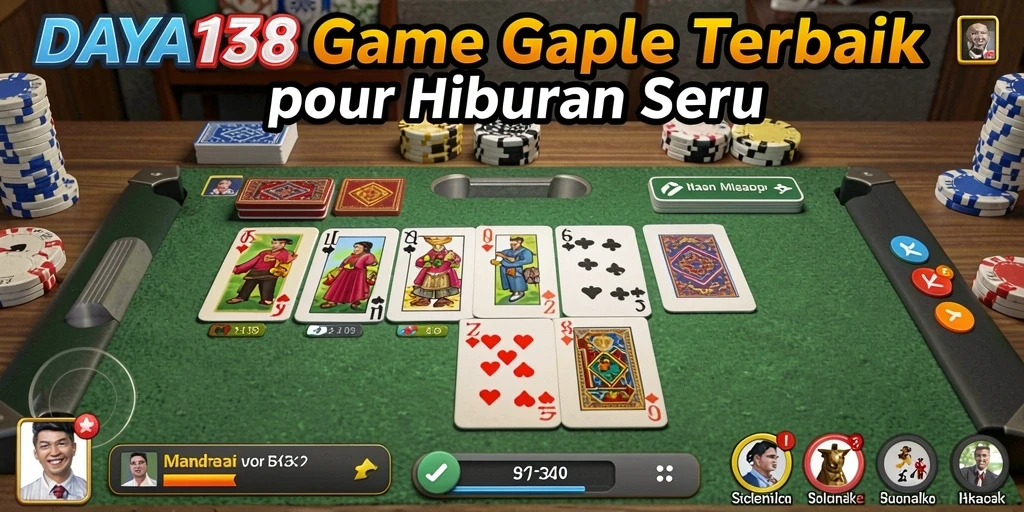 Gameplay seru Gaple dalam DAYA138 yang penuh tantangan.
