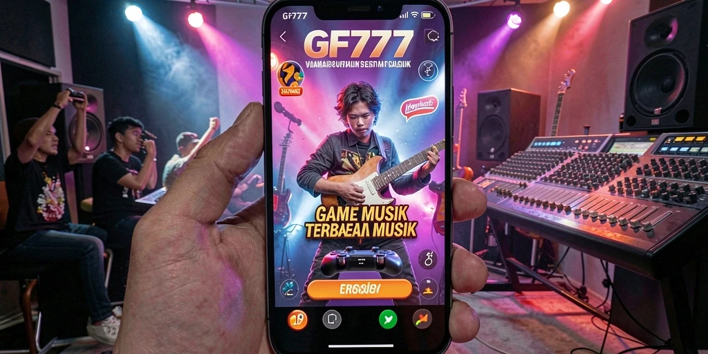 Tampilan gameplay menarik dari GF777 yang penuh musik dan tantangan.