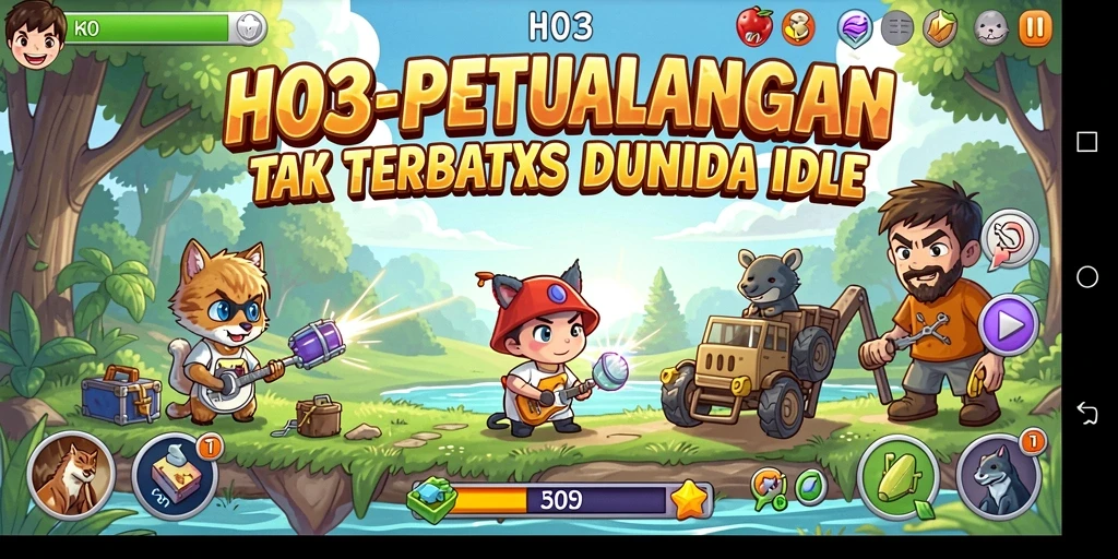 Tampilan menarik dari gameplay H03 yang seru dan santai.