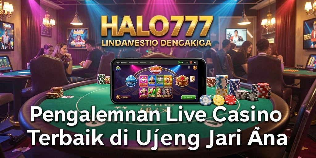 Tampilan gameplay menarik di HALO777 dengan dealer langsung dan interaksi nyata.