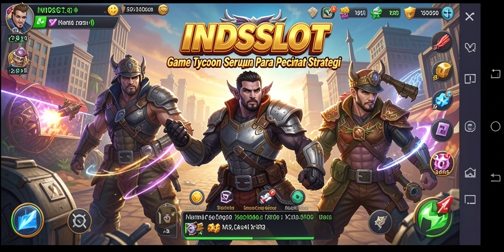 Screenshot INDSLOT menunjukkan aksi mendebarkan dalam pengelolaan slot.
