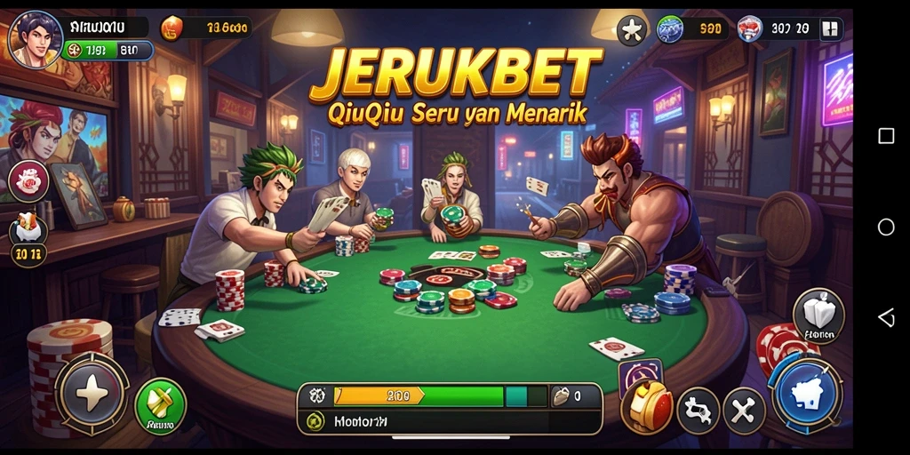 Tampilan gameplay JERUKBET yang seru dan interaktif.