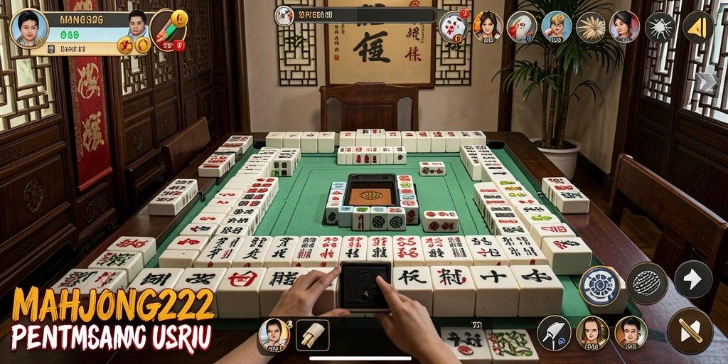 Tampilan gameplay <strong>MAHJONG222</strong> yang seru dan menenangkan.