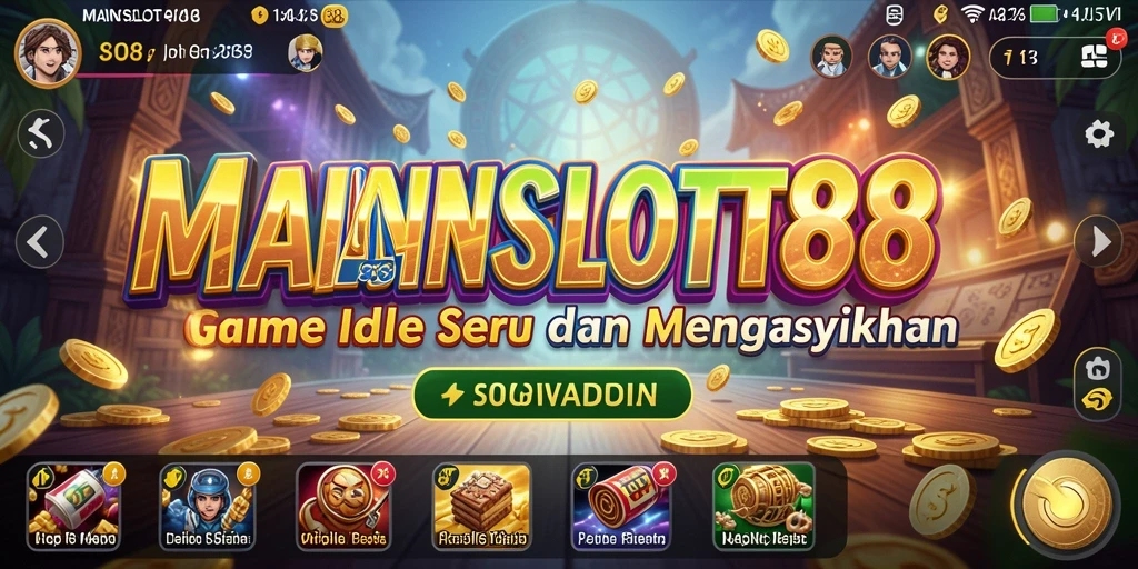 Screenshot gameplay <strong>MAINSLOT88</strong> dengan grafis warna-warni yang menarik.