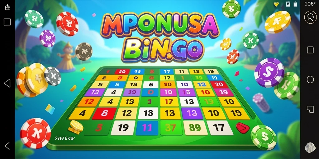 Tampilan menarik dari gameplay Bingo di MPONUSA yang memikat.