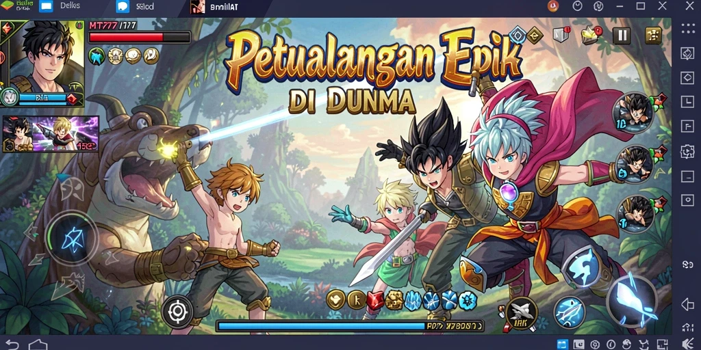 Tampilan menakjubkan dari aksi gameplay di MT777.