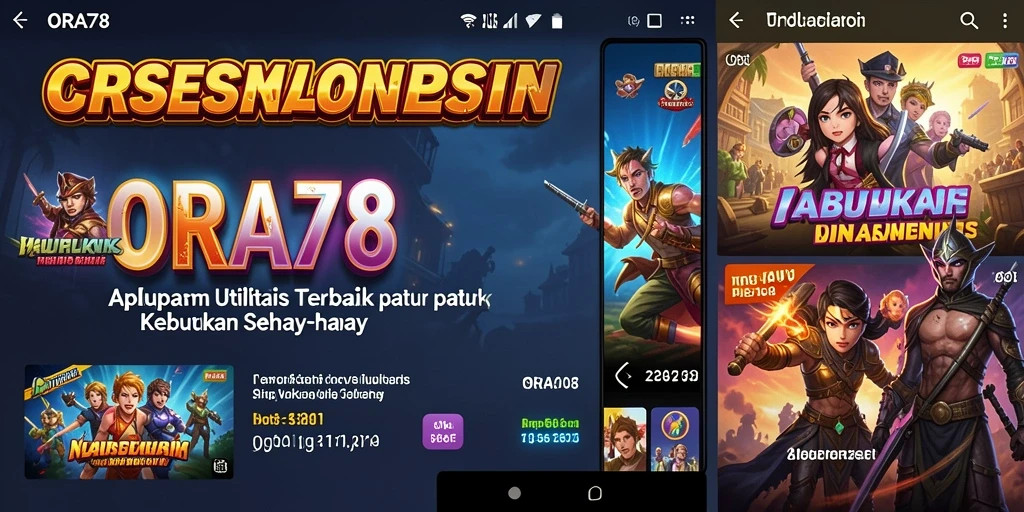 Screenshot utama ORA78 menampilkan fitur utilitas yang canggih dan mudah digunakan.