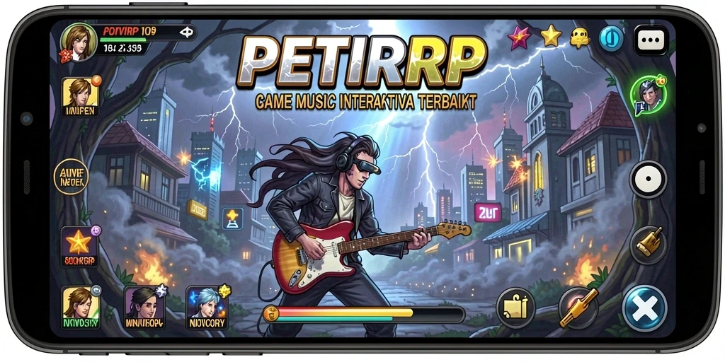Gameplay menyenangkan dengan musik interaktif di PETIRRP.