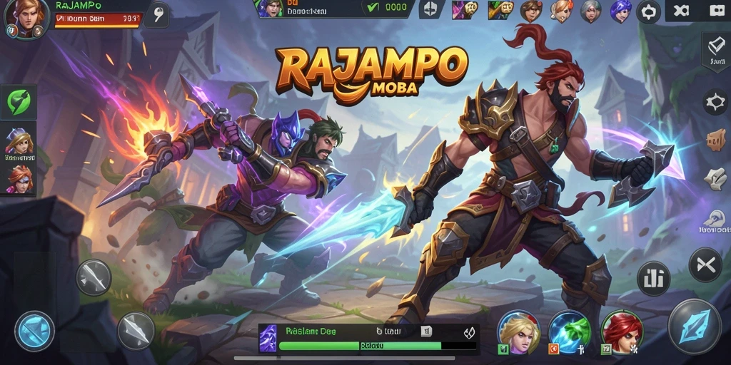 Gameplay seru dan mendebarkan di RAJAMPO