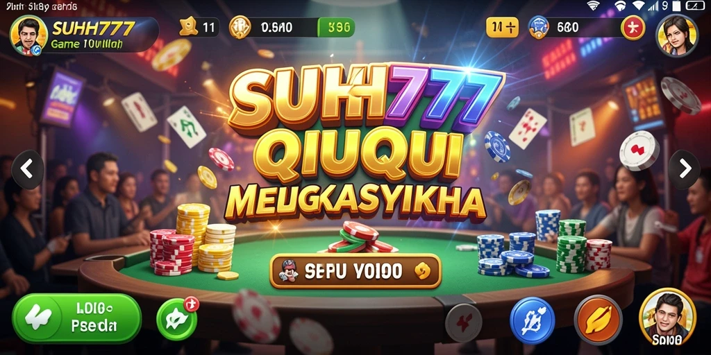 Tampilan menarik dalam gameplay QiuQiu di SUHU777.