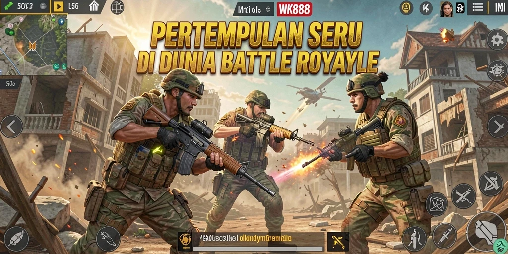 Gameplay seru di WK888 dengan pertempuran dramatis dan strategi tim.