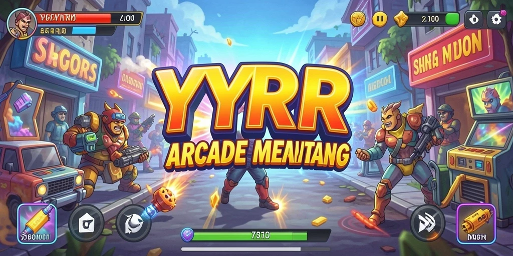 Tangkapan layar YYRR menampilkan gameplay yang seru dan penuh tantangan.